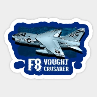 Vought F8 Crusader fighterjet Sticker